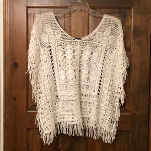 Lane Bryant bohemian crochet top size 18/20